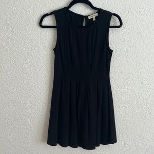 Black flare dress